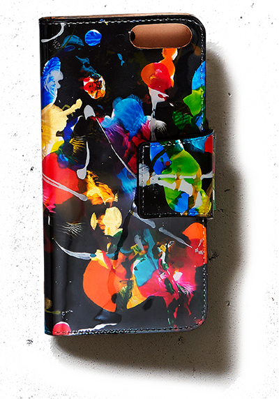 BLACK PAINT IPHONE CASE